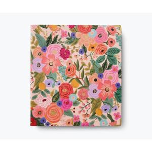 RIFLE PAPER CO. Garden Party Classic Binder – 1″ Three-Ring Binder with Soft Touch Illustrated Floral Cover, Holds 175 Pages, 3 Tabbed Dividers and 6 Adhesive Labels, Reinforced Metal Corners(Garden Party)