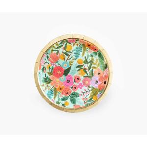 RIFLE PAPER CO. Garden Party Small Plates, Vibrant Floral Design, Perfect for Parties, Celebrations, and Special Occasions, Durable and Stylish Tableware to Add a Fun, Elegant Touch to Any Event