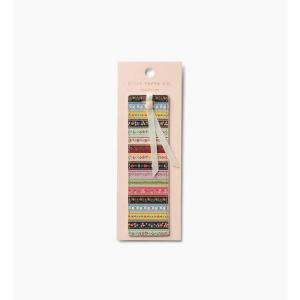 RIFLE PAPER CO. Gemma Bookmark 6″ L x 1.75″ W, Saffiano PU with a Grosgrain Ribbon, Metallic Gold Foil Logo, Perfect for Book Lovers, Writers, & Readers