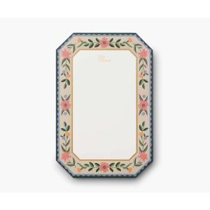 RIFLE PAPER CO. Large Memo Notepad 65 Tear-Off Pages, Manage Important Tasks, Jot Down a To-Do List, or Leave a Sweet Message with our Illustrated Notepads (9″ L x 6″ W), Aster(white)