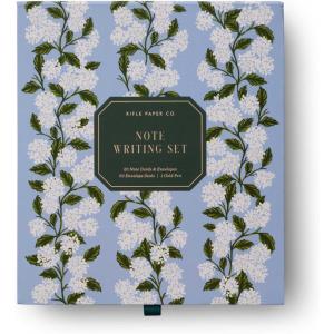 RIFLE PAPER CO. Letter Writing Set | Collection Includes Letter Paper, Envelopes, Pen, and Wax Seals, Send a Thoughtful Message on Any Occasion, Hydrangea(Hydrangea)