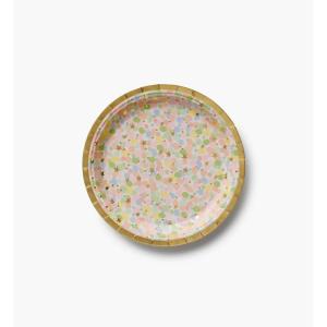 RIFLE PAPER CO. Sprinkles Small Plates, Whimsical Sprinkles Design, Perfect for Parties, Celebrations and Special Occasions, Durable and Stylish Tableware to Add a Fun, Elegant Touch to Any Event