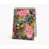 RIFLE PAPER CO. Garden Party Desktop Weekly Planner, 52 Undated Pages Printed Front and Back, Metallic Gold Foil and Spiral Bound, Printed in Full Color and Foil Stamped(Garden Party)
