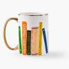 RIFLE PAPER CO. Book Club Canvas Tote Bag and Porcelain Mug Bundle