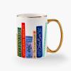 RIFLE PAPER CO. Book Club Canvas Tote Bag and Porcelain Mug Bundle