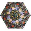 RIFLE PAPER CO. Umbrella | Matching Storage Sleeve, Portable Fold Up Size, Auto Open and Close, Wooden Handle, 43″ Open Diameter, Printed in Full Color (11⅛” Closed Length), Strawberry Fields