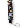 RIFLE PAPER CO. Umbrella | Matching Storage Sleeve, Portable Fold Up Size, Auto Open and Close, Wooden Handle, 43″ Open Diameter, Printed in Full Color (11⅛” Closed Length), Strawberry Fields