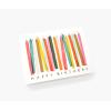 RIFLE PAPER CO. Birthday Candles Birthday Cards, Boxed Set of 8 Folded Cards with Soft White Envelopes, Full-Color Illustration, Blank Interior, 4.25″ L x 5.5″ W