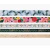 RIFLE PAPER CO. Garden Party Floral Ribbon Set for Crafts and Gift Wrapping, 5 Patterns, 4 Satin and 1 Grosgrain Fabric, Printed in Full Color with Metallic Gold Accents, 5 Yards Each(Garden Party)