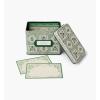 RIFLE PAPER CO. Recipe Tin, Includes 24 Individual Cards and 12 Dividers, Holds Approximately 200 Inserts, Box Size 4.25″ W x 6.25″ L x 5″ H, Artichoke