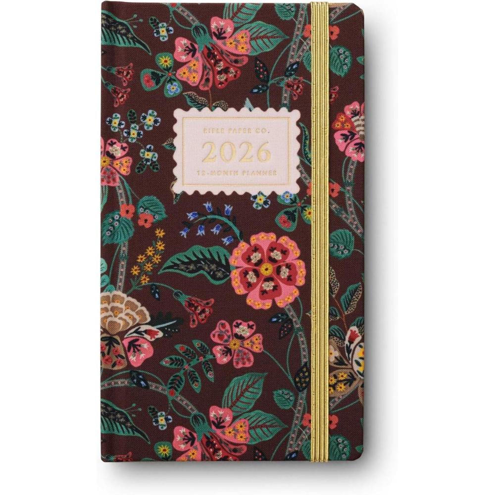 imageRIFLE PAPER CO 2026 12Month Spiral Pocket Planner  JanuaryDecember Monthly and Weekly Pages for Detailed Planning Space for Extra Notes 636 L  38 W Gracie