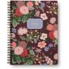 RIFLE PAPER CO. 2026 12-Month Softcover Spiral Planner, Includes Sections for Monthly Views, Contacts, Celebrations, Includes Pockets for Storage, Patterned in Dahlia(Dahlia)