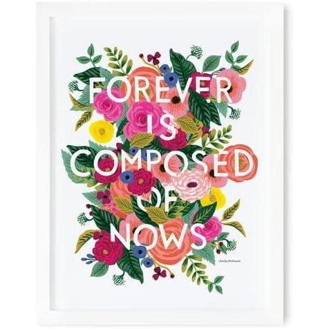 imageRIFLE PAPER CO Art Print  Created from Original Gouache Paintings Printed in Full Color on Bright White Matte Cover Paper Great for Decoration 8 L x 10 W Dickinson Quote