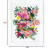 RIFLE PAPER CO. Art Print | Created from Original Gouache Paintings, Printed in Full Color on Bright White Matte Cover Paper, Great for Decoration (8″ L x 10″ W), Dickinson Quote