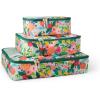 Rifle Paper Co. Garden Party Packing Cubes and Cosmetic Case Bundle