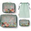 Rifle Paper Co. Garden Party Packing Cubes and Cosmetic Case Bundle
