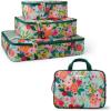 Rifle Paper Co. Garden Party Packing Cubes and Cosmetic Case Bundle