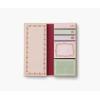 RIFLE PAPER CO. Delphine Sticky Note Folio 50 Sheets Per Pad, 6.66″ L x 3″ W, Includes Tear-Off Pad & Sticky Notes, Gold Foil Accents, Hard Cover, Elastic Closure, Keep Track of Your Everyday to-Do’s