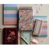 RIFLE PAPER CO. Delphine Sticky Note Folio 50 Sheets Per Pad, 6.66″ L x 3″ W, Includes Tear-Off Pad & Sticky Notes, Gold Foil Accents, Hard Cover, Elastic Closure, Keep Track of Your Everyday to-Do’s