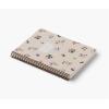 RIFLE PAPER CO. Dahlia Spiral Notebook, Full Color Illustrated Softcover with Gold Foil Accents, 150 Ruled Perforated Pages, 6.25″ W x 8.5″ L, Pocket Folders for Storage(Ditsy Dahlia)