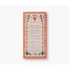 RIFLE PAPER CO. Market Pad 65 Tear-Off Sheets, 8.5″ L x 4.25″ W, Features an Attachable Magnet, Warm White Paper Text, Unique Hand-Painted Design, Cherry Farm