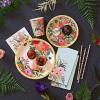 RIFLE PAPER CO. Garden Party Cocktail Napkins, 5″ L x 5″ W, Set of 20, Floral Design Cocktail Napkin with Gold Foil Details, Matches Garden Party Occasions Set
