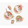 RIFLE PAPER CO. Garden Party Cocktail Napkins, 5″ L x 5″ W, Set of 20, Floral Design Cocktail Napkin with Gold Foil Details, Matches Garden Party Occasions Set