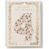 RIFLE PAPER CO. Pink Hydrangea Mylar Numbered Balloon, Elegant Floral Pattern, Full Color Print (40″ L, Decor for Celebrations, Holidays, and Parties), #5(#4)