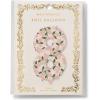 RIFLE PAPER CO. Pink Hydrangea Mylar Numbered Balloon, Elegant Floral Pattern, Full Color Print (40″ L, Decor for Celebrations, Holidays, and Parties), #5(#8)