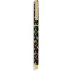 RIFLE PAPER CO. Garden Study Ballpoint Pen, 5.375″ L, 0.5 mm Rollerball Tip, Refillable Black Gel Ink, Stainless Steel Body, Brass Accents, Full Color Illustration
