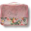 RIFLE PAPER CO. Dahlia Floral Print Travel Packing Cubes Small, Medium, Large + Laundry Bag, Essential 4-Piece Luggage Organizer Set for Effortless Packing, Suitcase Storage & Stylish Vacation Travel