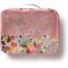 RIFLE PAPER CO. Dahlia Floral Print Travel Packing Cubes Small, Medium, Large + Laundry Bag, Essential 4-Piece Luggage Organizer Set for Effortless Packing, Suitcase Storage & Stylish Vacation Travel