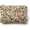 RIFLE PAPER CO. Gracie Collection Quilted Pouch Set, Organizer Bag for Makeup, School Supplies and Travel, Small Coin Purse for Women, Gold Zipper and Hardware