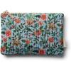 RIFLE PAPER CO. Gracie Collection Quilted Pouch Set, Organizer Bag for Makeup, School Supplies and Travel, Small Coin Purse for Women, Gold Zipper and Hardware