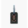 RIFLE PAPER CO. Rosette Floral Pattern Durable Luggage Tag with Secure Strap for Instant Identification, Secure Information Display, Bag Tags Printed in Full Color 4.33″ L x 2.75″ W