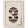 RIFLE PAPER CO. Birthday Candles Mylar Numbered Balloon, Birthday Candles Pattern, Full Color Print (40″ L, Decor for Events, Holidays, and Parties), #6(#3)