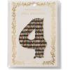 RIFLE PAPER CO. Birthday Candles Mylar Numbered Balloon, Birthday Candles Pattern, Full Color Print (40″ L, Decor for Events, Holidays, and Parties), #6(#4)
