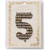 RIFLE PAPER CO. Birthday Candles Mylar Numbered Balloon, Birthday Candles Pattern, Full Color Print (40″ L, Decor for Events, Holidays, and Parties), #6(#5)