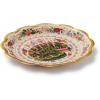 RIFLE PAPER CO. Floral Cake Design Dessert Plates, Set of 8 Paper Plates, Printed in Full Color and Gold Foil Stamped, Elegant Design Perfect for Birthdays and Gatherings