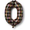 RIFLE PAPER CO. Birthday Candles Mylar Numbered Balloon, Birthday Candles Pattern, Full Color Print (40″ L, Decor for Events, Holidays, and Parties), #6(#0)