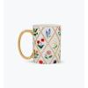 RIFLE PAPER CO. Garden Study Floral Print Porcelain Coffee Mug, Made with Quality Materials, 12oz Capacity, Hand Wash Only, Savor Everyday Moments with Each Sip