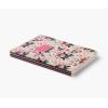 RIFLE PAPER CO. Assorted Set of 3 Jane Austen Notebooks, 8.5″ L x 6″ W, Set Of 3, 64 Ruled Pages With Gold Ink, Full-Color Die-Cut Canvas Cover With White Text Paper Interior(Dahlia)