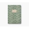 RIFLE PAPER CO. Assorted Set of 3 Jane Austen Notebooks, 8.5″ L x 6″ W, Set Of 3, 64 Ruled Pages With Gold Ink, Full-Color Die-Cut Canvas Cover With White Text Paper Interior(Dahlia)