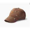 RIFLE PAPER CO. Ditsy Dahlia Baseball Cap, Classic 6 Panel Design, Adjustable Strap, 100% Cotton, Embroidered Allover Garden Party Print, One Size Fits Most
