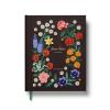 RIFLE PAPER CO. Garden Study Embroidered Sketchbook 108 Blank Pages for Sketching, 10.25″ L x 8.25″ W, Cloth Cover with Floral Embroidery, Includes Grosgrain Ribbon Bookmark