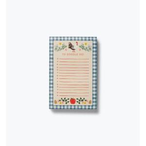RIFLE PAPER CO. Home Sweet Home Notepad 75 Tear-Off Pages, Manage Important Tasks, Jot Down a To-Do List, or Leave a Sweet Message (6.5″ L × 4.25″ W)
