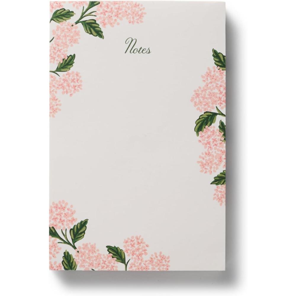 imageRIFLE PAPER CO Pink Hydrangea Notepad Checklist Notepad 75 TearOff Pages Manage Important Tasks Jot Down a ToDo List or Leave a Sweet Message 65 L x 425 W