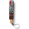 RIFLE PAPER CO. Gracie Collection Umbrella, Includes Matching Storage Sleeve, Portable 11.13″ Fold Up Size, Auto Open and Close, Wooden Handle, Printed in Full Color