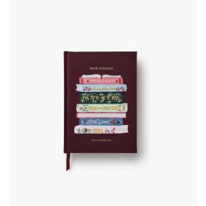 RIFLE PAPER CO. Ladies Night Book Club Embroidered Book Journal, 240 Lined Pages, Place-Keeping Grosgrain Ribbon, Uncoated Acid-Free Paper, 5.75″ W x 8″ L x 1″ H