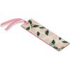 RIFLE PAPER CO. Pink Hydrangea Bookmark w/Grosgrain Pink Ribbon Page Marker, 1.75″ x 6″ Large Stay-Put Non-Slip Floral Bookmark for Planners, Books & Journals(Pink Hydrangea)